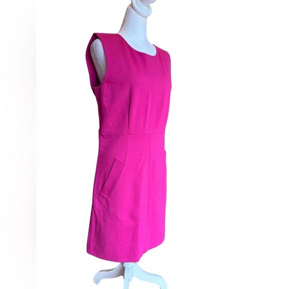 Diane Von Furstenberg Carpreena Dress Mini Gardenia Stretch Womens 12 Pink - Picture 4 of 15